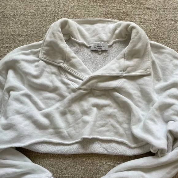 Revolve L’Academie white pullover sweater - Picture 3 of 4
